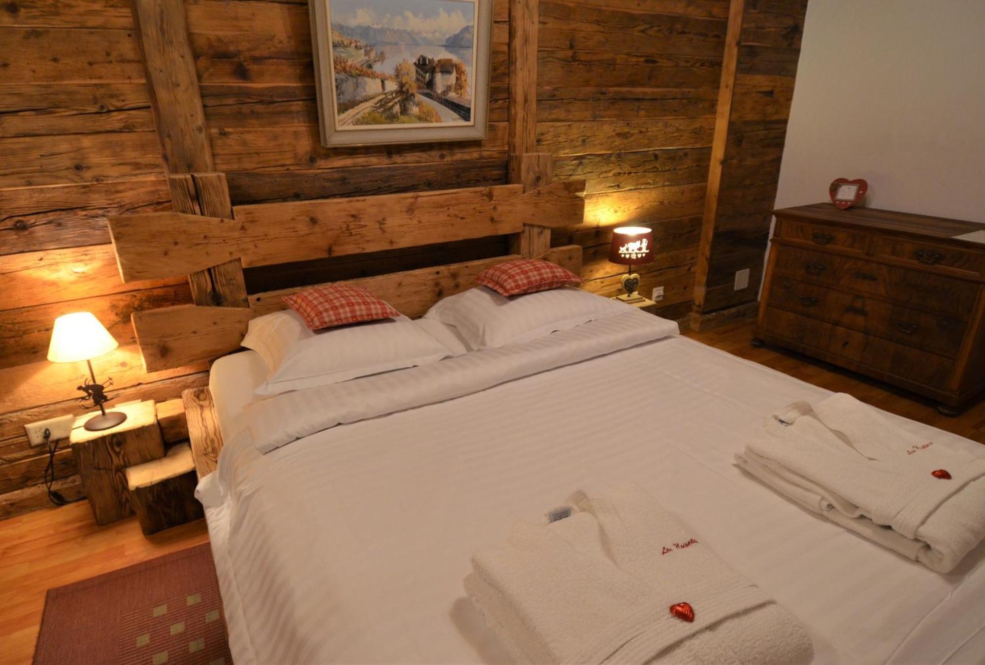 Les Chambres Et Roulottes Des Noisetiers Leysin Szoba fotó